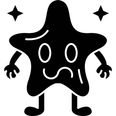 Güzel yıldız. basit vektör