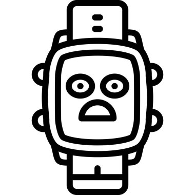 Robot simgesi, vektör çizimi