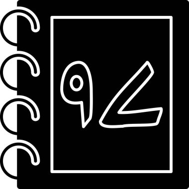 kitap web simgesi basit illüstrasyon