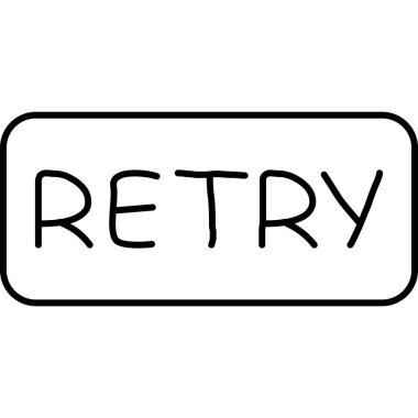 Ok işaretini yeniden yükle, vektör illüstrasyonu