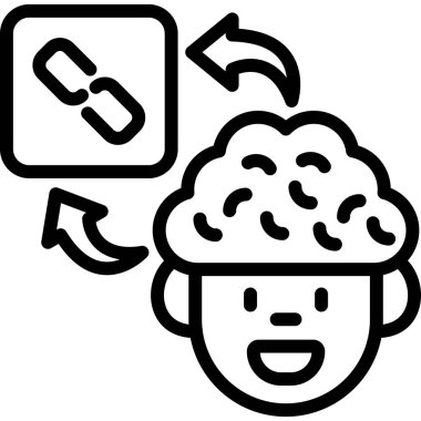 Veri Depolama simgesi, vektör illüstrasyonu