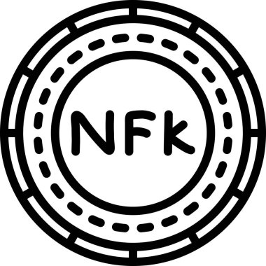 nft simgesi vektör illüstrasyonu