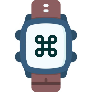 vektör düz renk simgesini izle