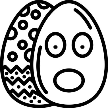 Yumurta yüzlü Paskalya simgesi