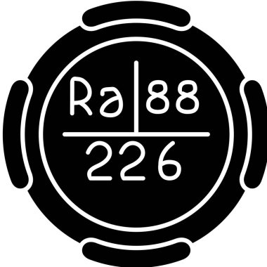 Kronometre vektör simgesi. Basit resimleme