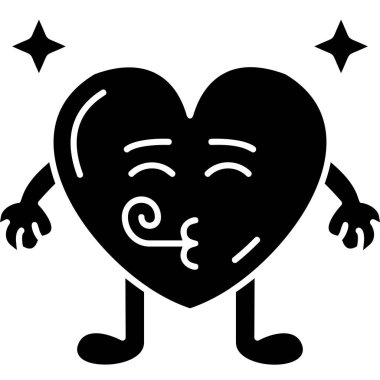 Aşk simgesi vektör illüstrasyonu