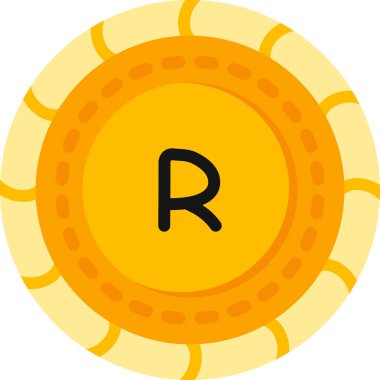 Bozuk para. Web simgesi basit illüstrasyon