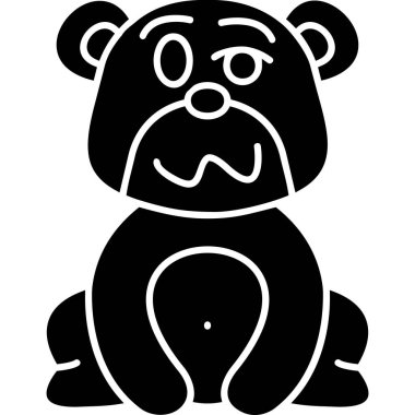 Şirin bir pandanın vektör çizimi