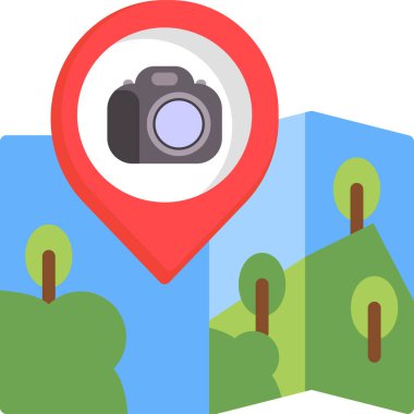 konum haritası pin simgesi