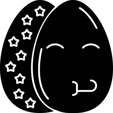 Mutlu yüz simgesi, vektör çizimi