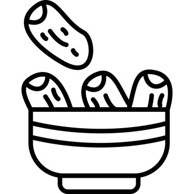 Yemek. Web simgesi basit tasarım