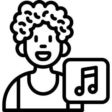 Genç adam dizüstü bilgisayarında müzik çalıyor