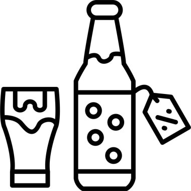 alkol bira şişesi simgesi