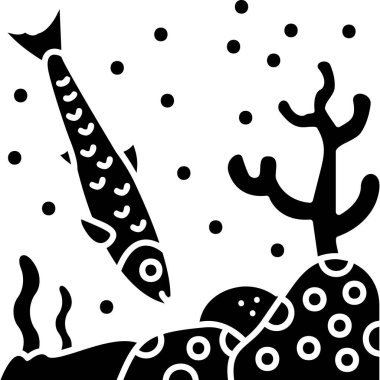 Balıkların vektör illüstrasyonu