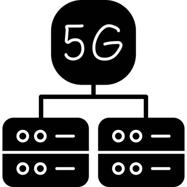5 G ağ simgesinin gösterimi