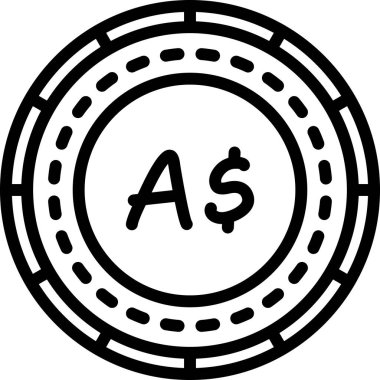 Para için. Web simgesi basit tasarım