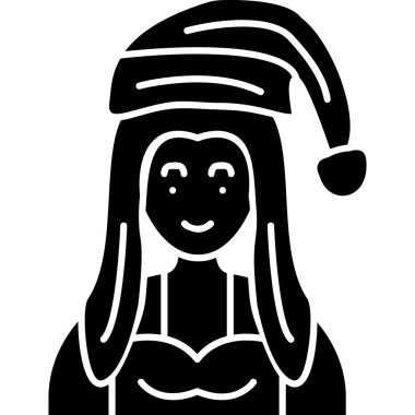 Kışlık şapkalı kız