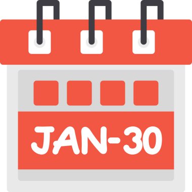 Takvim simgesi. vektör simgesi düz dizayndır