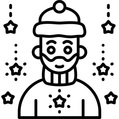 Avatar simgesi, vektör illüstrasyonu