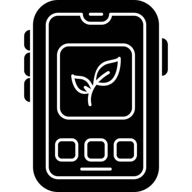 Akıllı telefon simgesi, basit tarzı