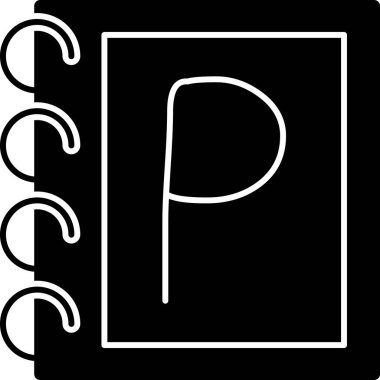 yazı tipi alfabesi harfi p