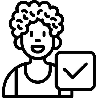 Erkek simgesi, vektör illüstrasyonu