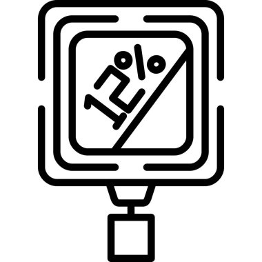 Sigara ikonu yok. vektör illüstrasyonu