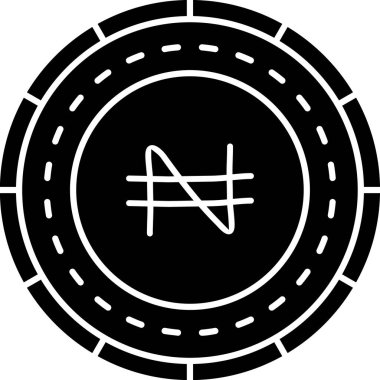 Bozuk para. Web simgesi basit illüstrasyon