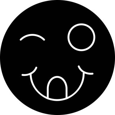 emoji simgesinin vektör illüstrasyonu