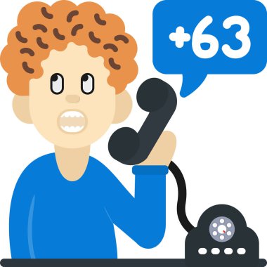 Çizgi film karakteri, telefon numarası 6 olan genç adam.