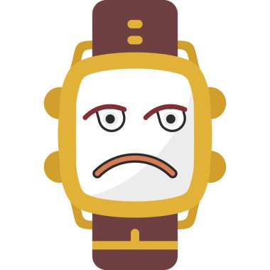 izole edilmiş robot kafa simgesi. vektör illüstrasyonu