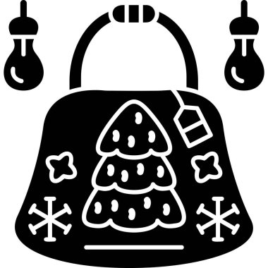 Noel süslemesi. Basit resimleme