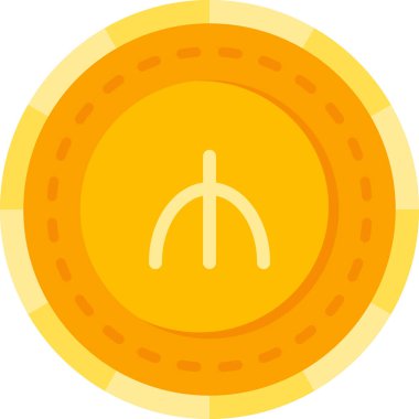 Altın paranın vektör çizimi