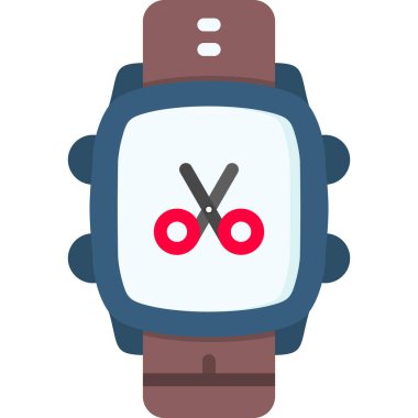 smartwatch simge vektör çizimi