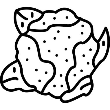 Şirin bir çizgi film kedisinin siyah beyaz çiziminin vektör çizimi. beyaz arkaplanda izole edilmiş.