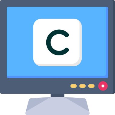 Web tasarımı ve geliştirme vektörü simgesi