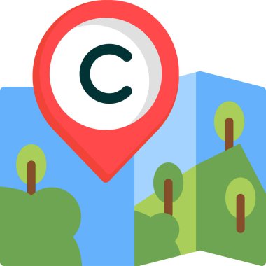 konum pin haritası simgesi