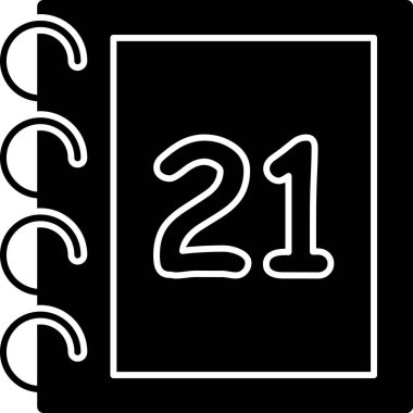 Takvim simgesi tasarımı illüstrasyonu