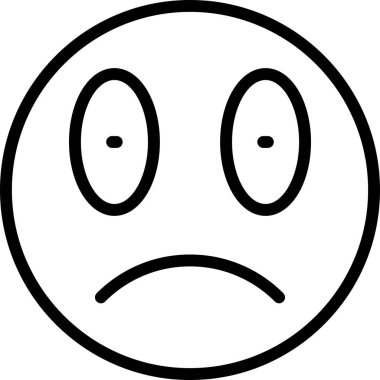 Üzgün emoji simgesi, özet biçimi