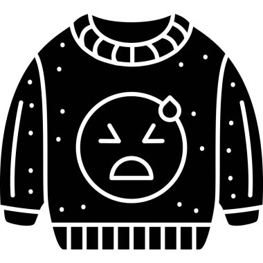 kalın süveter simgesi, özet biçimi