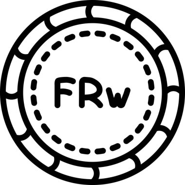 Para için. Web simgesi basit illüstrasyon