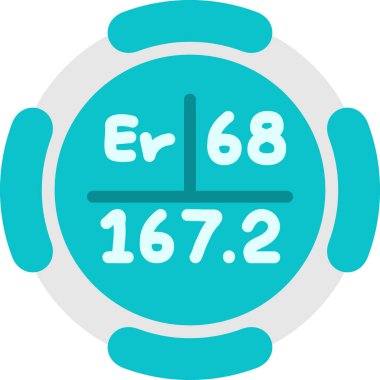 Kronometre simgesi. Düz tasarım. Vektör çizim