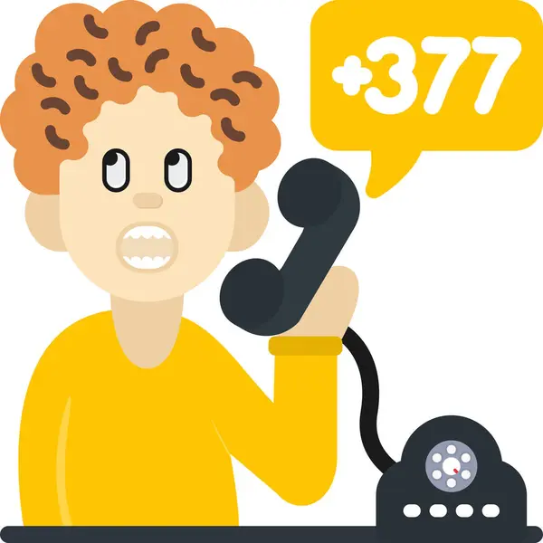 Telefonlu çağrı merkezi adamı.