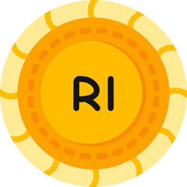 Sikke Simgesi vektör illüstrasyonu