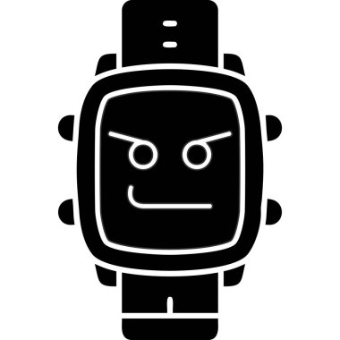 Bir robotun vektör simgesi