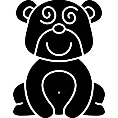 cute bear cartoon vector illustration