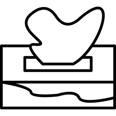 Pasta tatlı ikonu ana hatlarıyla