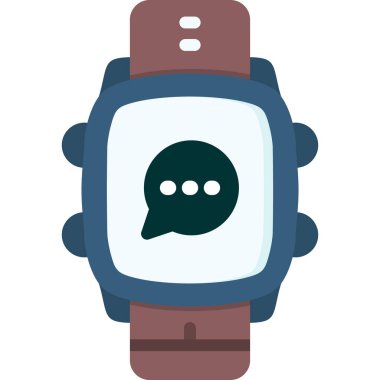 Konuşma baloncuğu ile akıllı twatch