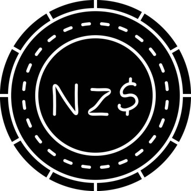 Dolar sikkeleri. Basit tasarım