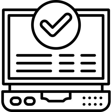 ana hat biçiminde bilgisayar işaretleme simgesi